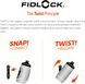 Fidlock TWIST Bottle 450ml transparent/black