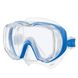 , White / Blue, For diving, Masks, Single-glass, Plastic