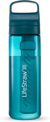 Пляшка-фільтр для води LifeStraw Go Filter Bottle 650ml laguna teal