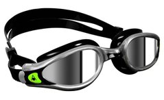 Очки для плавания Aqua Sphere Kaiman EXO Mirrored, Черно/Серый, Тренировочные