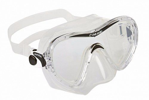, Белый, For snorkeling, Masks, Single-glass, Plastic