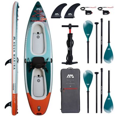 Надувний SUP-Kayak Aqua Marina Cascade Tandem 2-person 13'2'' All-Around w/2-in-1 Paddle BT-24CATP