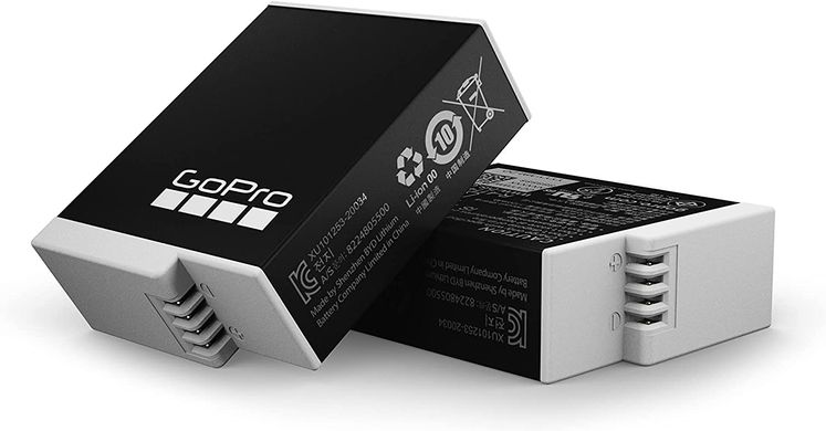 Набор из двух аккумуляторов Gopro Enduro Battery для Hero 11, Hero 10, Hero 9 (ADBAT-211)