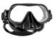 , Черный, For freediving, Masks, Single-glass, Plastic