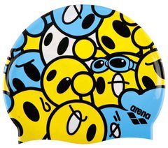 Шапочка для плавания Arena KUN CAP (Face Yellow)