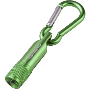 Брелок-фонарик Munkees Led with Carabiner grass green