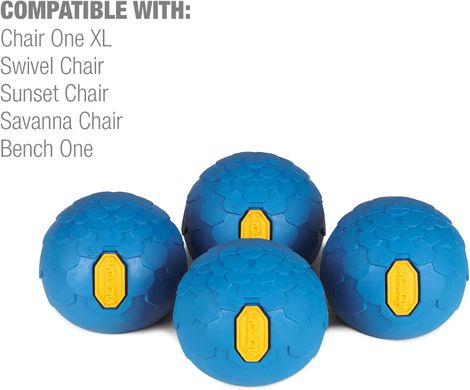 Комплект опор для крісел Helinox Vibram Ball Feet 55mm blue