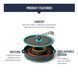 Набір посуду Sea To Summit Frontier UL Collapsible One Pot Cook Set w/ 2.2L Pot 2 Person