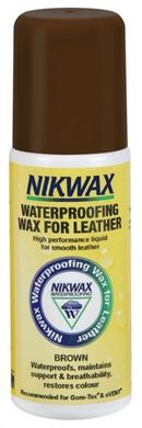 Просочення для виробів зі шкіри Nikwax Waterproofing Wax For Leather Brown 125ml