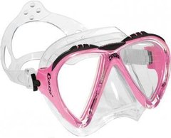 , Розовый, For diving, Masks, Double-glass, Plastic