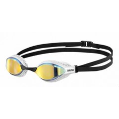 Очки для плавания Arena Air-Speed Mirror yellow copper-white