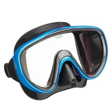 , Голубой, For snorkeling, Sets, Single-glass, Plastic, 2 valves