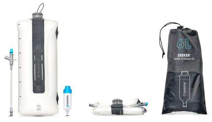 Мягкая бутылка HydraPak Seeker + 6L Gravity Filter Kit