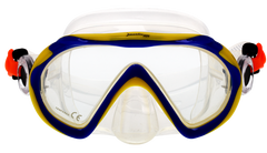 , Жёлтый, For snorkeling, Masks, Single-glass, Plastic, One Size