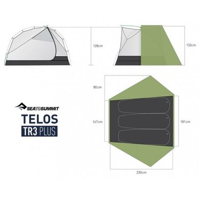 Намет Sea To Summit Telos TR3 Plus Fabric Inner