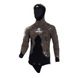 , Коричневый, For spearfishing, Wet wetsuit, Male, Monocoat + jacket, 5 mm, 22 to 30 ° C, Included, No, Neoprene, Open time, L
