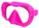 , Розовый, For diving, Masks, Single-glass, Plastic