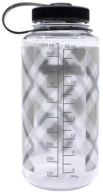 Пляшка для води Nalgene Wide Mouth Plaid Water Bottle Beige Plaid 1L