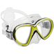 , Lime, For diving, Masks, Double-glass, Plastic