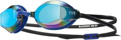 Окуляри для плавання TYR Blackops 140EV Mirrored blue rainbow/black
