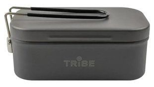 Контейнер Tribe Lunch Box Alu grey