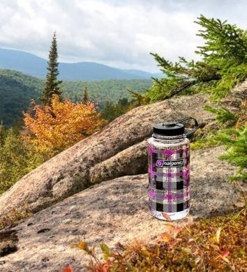 Пляшка для води Nalgene Wide Mouth Plaid Water Bottle Purple Plaid 1L