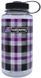 Пляшка для води Nalgene Wide Mouth Plaid Water Bottle Purple Plaid 1L