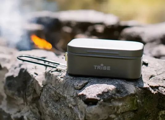 Контейнер Tribe Lunch Box Alu grey