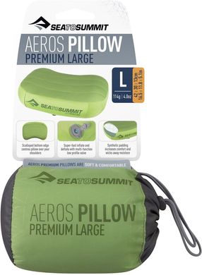 Подушка Sea To Summit Aeros Premium Pillow Large, grey