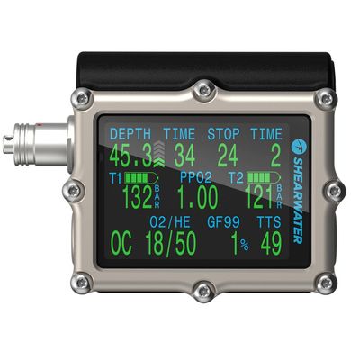 Декомпрессиметр Shearwater Petrel 3 Monitor AK (4-Pin)