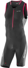 , Черный, триатлон, Wet wetsuit, Male, Shortened, Without a helmet, Front, Nylon / Elastane, M