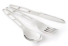 GSI Outdoors Glacier Stainless 3 Pc. Cutlery