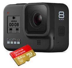 Камера GoPro HERO8 Black + SanDisk 64GB, Камеры