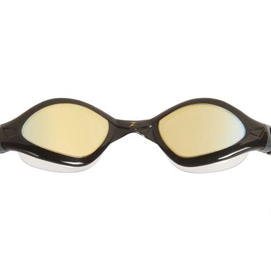 Очки для плавания Zoggs Tiger LSR+ Titanium, S (черный, зеркальные линзы)