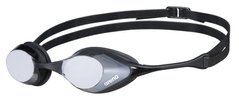 Очки для плавания Arena COBRA SWIPE MIRROR, Черно/Серый, Для взрослых, Стартовые