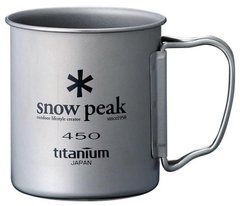 Титанова кружка Snow Peak Ti-Single Cup 450ml