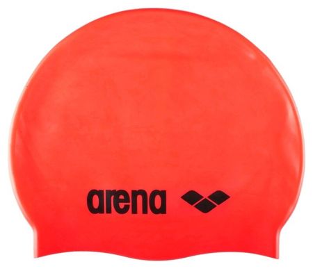 Шапочка для плавания Arena CLASSIC SILICONE Fluored Black