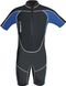 , Темно-синий, For diving, Wet wetsuit, Male, Shortened, 2,2 мм, 22 to 30 ° C, Without a helmet, Front, Neoprene, 3