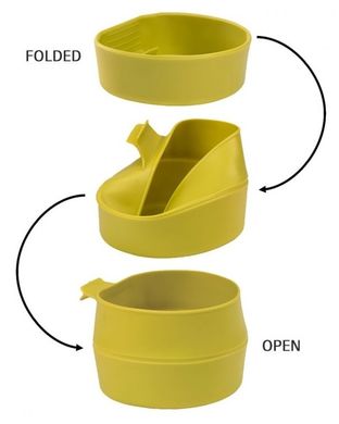 Чашка Wildo Fold A Cup, Чорно / Зелений