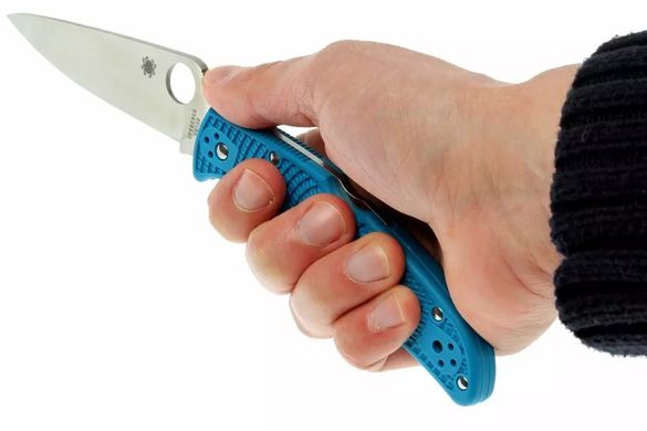 Нож Spyderco Endura 4 Flat Ground Blue