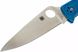 Нож Spyderco Endura 4 Flat Ground Blue