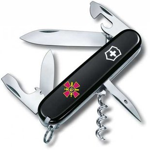 Victorinox Spartan black/емблема СВ ЗСУ