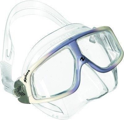 , Сиреневый, For diving, Masks, Double-glass, Plastic
