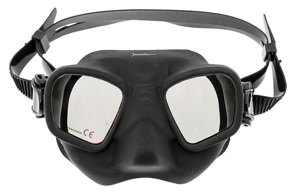 , Черный, For spearfishing, Masks, Double-glass, Plastic, One Size