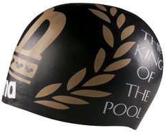 Шапочка для плавания Arena POOLISH MOULDED (Black-King)