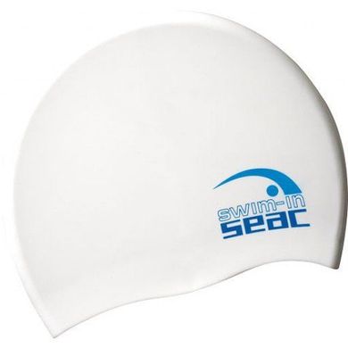 Swimming cap Seac Sub SWIM white