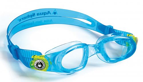 Детские очки для плавания Aqua Sphere Moby Kid голубые