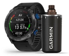 Смарт-часы Garmin Descent Mk2i Titanium Carbon Grey DLC с передатчиком Descent T1