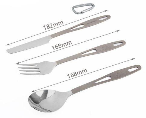 Набор столовых приборов TOAKS Titanium 3-Pieces Cutlery Set