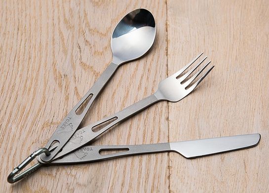 Набор столовых приборов TOAKS Titanium 3-Pieces Cutlery Set